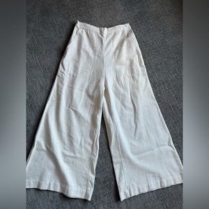 Billabong Wide Leg Cream Pants